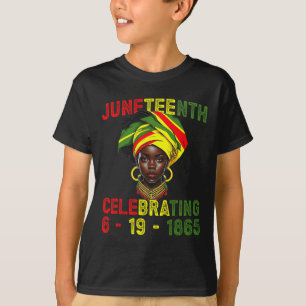 Camiseta Juneteenth Estados Unidos Americano Africano Melan