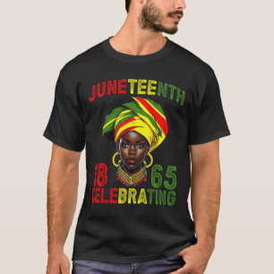 Camiseta Juneteenth Estados Unidos Americano Africano Melan