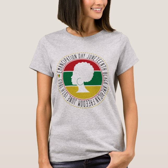 Camiseta Juneteenth - Historia Negra  (Anverso)