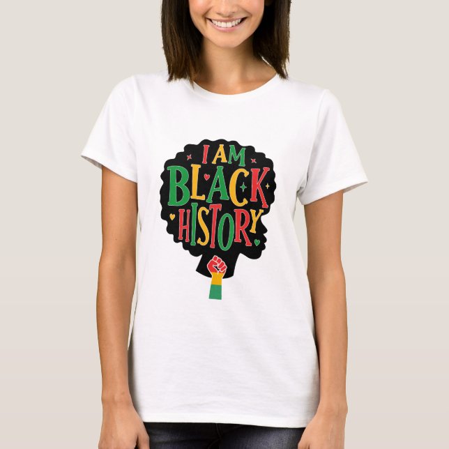 Camiseta Juneteenth - Historia Negra (Anverso)