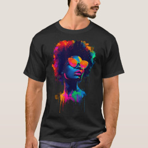 Camiseta Juneteenth Historia Negra Mujeres Negras Afro Mela