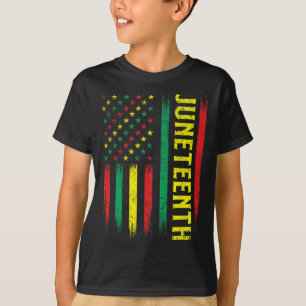 Camiseta Juneteenth - Historia Negra Raíces Africanas Melan
