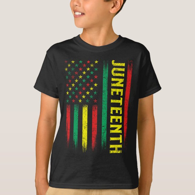 Camiseta Juneteenth - Historia Negra Raíces Africanas Melan (Anverso)