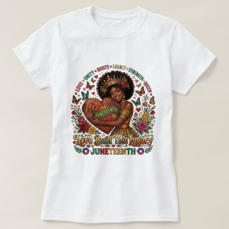 Camiseta Juneteenth Impulsada Por Café Y Libertad