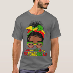 Camiseta Juneteenth Is My Independence Day Black Girl Black