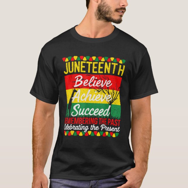 Camiseta Juneteenth Is My Independence Day Black Pride Mela (Anverso)