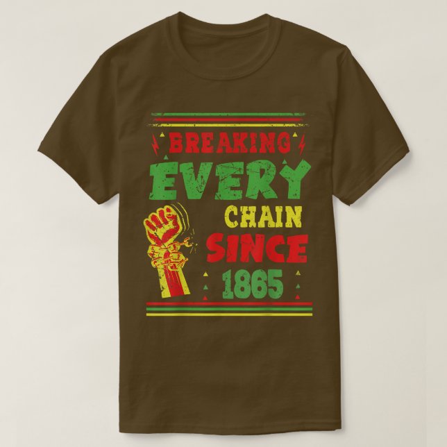 Camiseta Juneteenth June 19 1865 Juneteenth Freedom Day fre (Diseño del anverso)