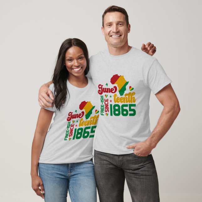 Camiseta Juneteenth Libre-ish Desde 1865 - Historia Negra (Unisexo)