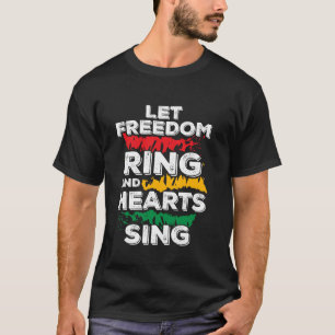 Camiseta Juneteenth Mes de la Historia Negra Celebrando Afr