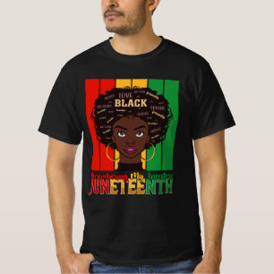 Camiseta Juneteenth Recordando a Mis Antepasados Chica Mela