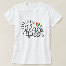 Camiseta Juneteenth Reina Negra - Historia Negra