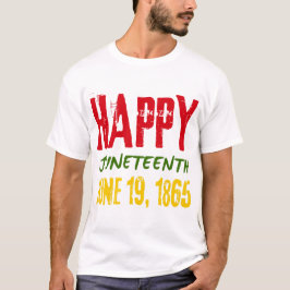 Camiseta Juneteenth Rompiendo Cada Cadena Desde 1865, 19 Ju