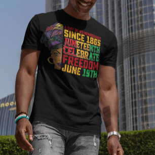 Camiseta Juneteenth Un Día De Recuerdo Libertad Negra