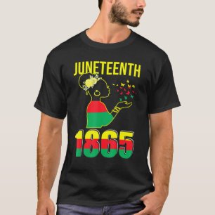 Camiseta Juneteeth 1865 Orgullo de historia negra Orgullo A
