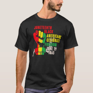 Camiseta Juneteeth Black American Calebran Libertad 1 de ju