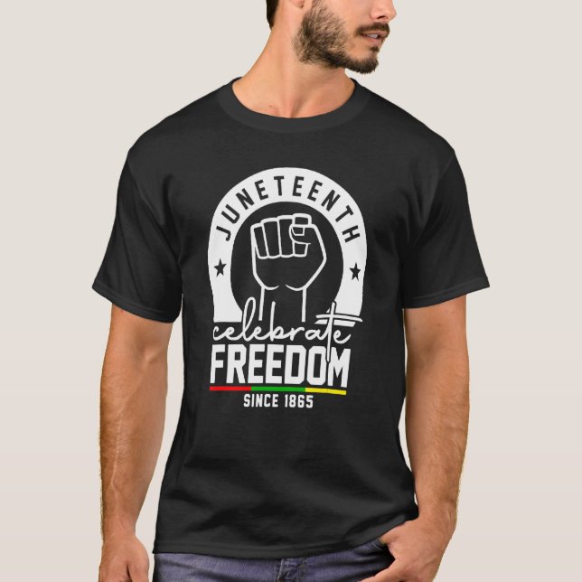 Camiseta Juneteeth celebra la libertad desde el índice negr (Anverso)