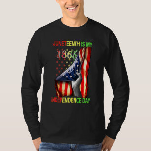 Camiseta Juneteeth Es Mi Independencia Francesa Estadounide