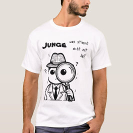Camiseta ¿Junge estaba estimmt nicht mit dir?