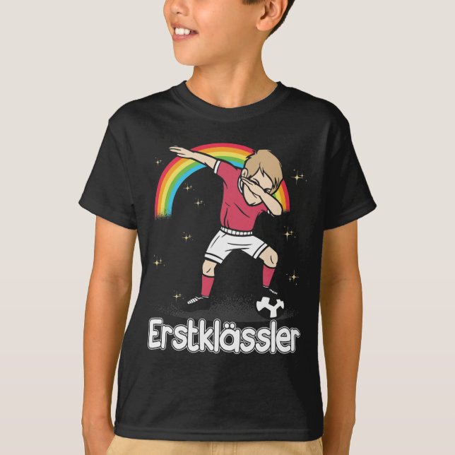 Camiseta Junge Fußball 1. Klasse Schulkind Schulanfang (Anverso)