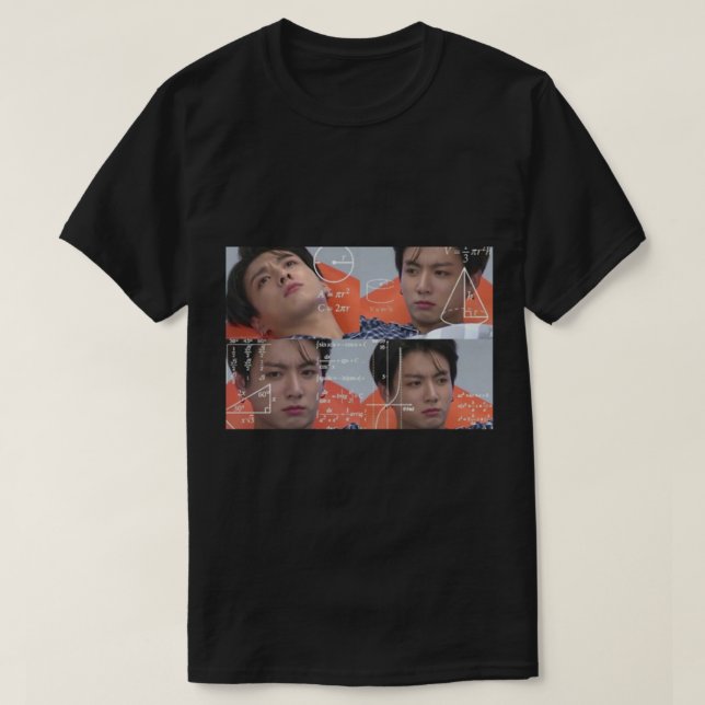 Camiseta Jungkook confundió a Pegatina de memes con la maga (Diseño del anverso)