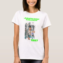 camiseta Jungkook Golden | Tributo Icónico