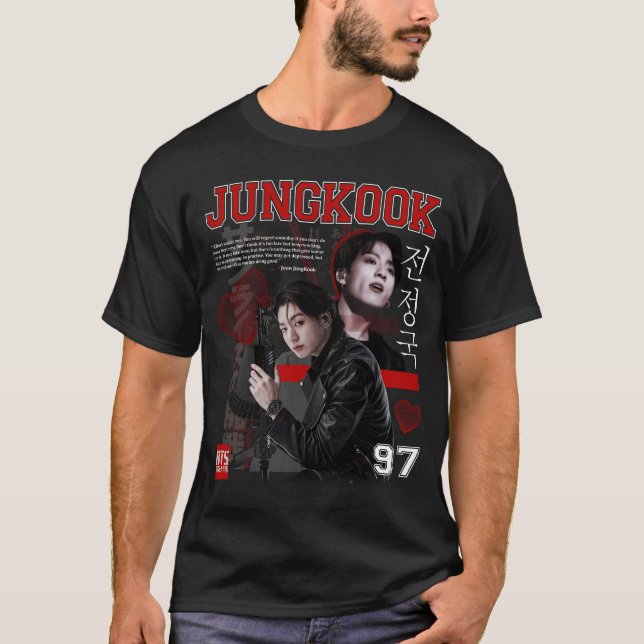 Camiseta Jungkook Retro Vintage (Anverso)