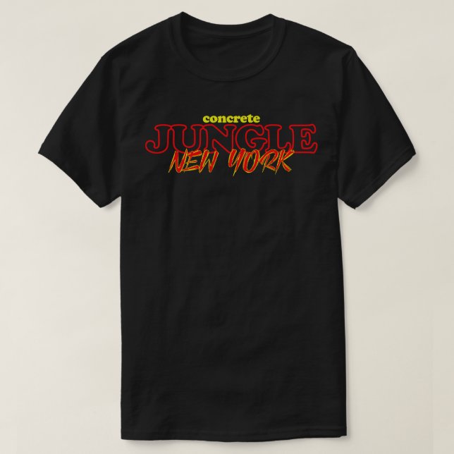 Camiseta Jungla de concreto Nueva York (Diseño del anverso)
