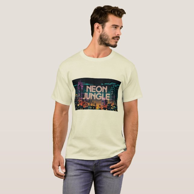 camiseta Jungla de Neon (Anverso completo)