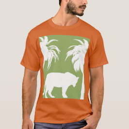 Camiseta jungla verde