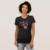 Jungla y hojas rosadas de Monstera Tropical