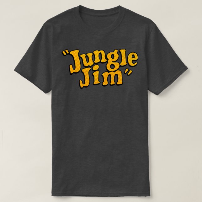 Camiseta Jungle Jim Retro 70s Drag Racer (Diseño del anverso)