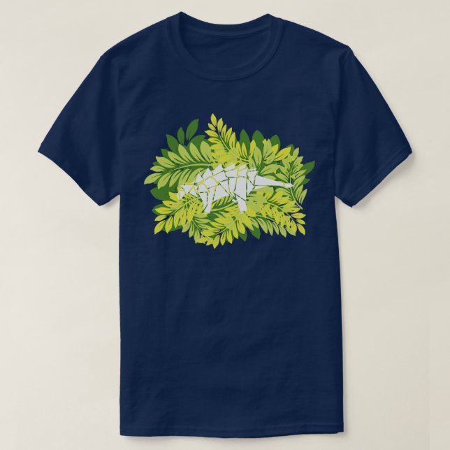 Camiseta Jungle Origami Ankylosauro (Diseño del anverso)
