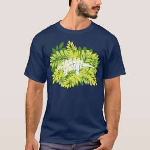 Camiseta Jungle Origami Ankylosauro