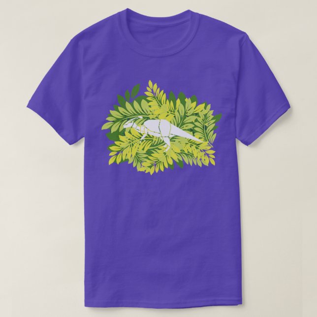 Camiseta Jungle Origami Parasaurolophus2 (Diseño del anverso)