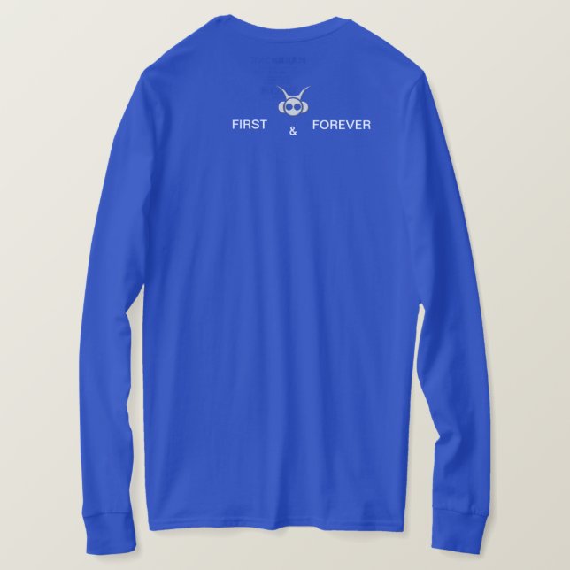 Camiseta JUNGLE SKY - logotipo pequeño y marca trasera (Reverso del diseño)