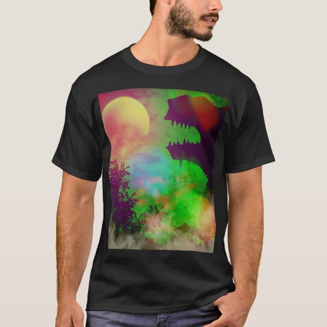 Camiseta Jungle T-Rex Roar (Anverso)