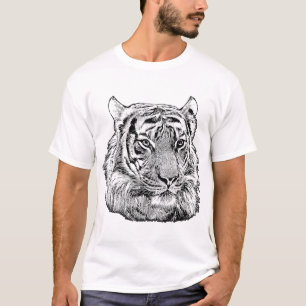 Camiseta Jungle Tiger Face animal safari naturaleza origina