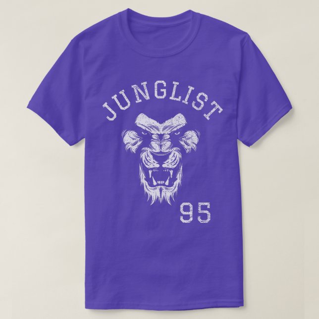 Camiseta Junglist Drum And Bass Lion Dnb Music Liquid1462 (Diseño del anverso)