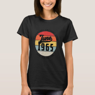Camiseta Junio 1965 57º Cumpleaños 57 Años De Legendar