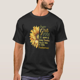 Camiseta Junio Chica 2006 16 años de edad Sunshine Cumpleañ
