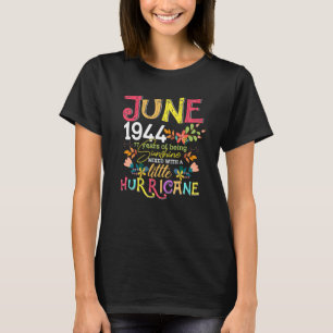 Camiseta Junio Chicas 1944 77º cumpleaños 77 años