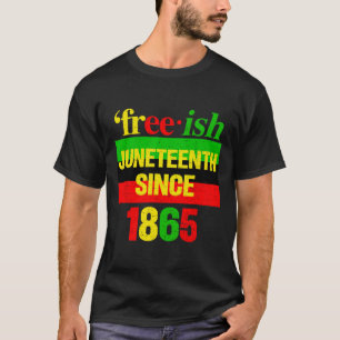 Camiseta Junio de 1865 Historia negra Libertad afroamerican