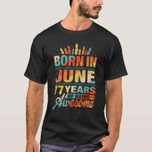 Camiseta Junio de 1945 77 años 77 años Candle Graphi