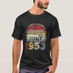 Camiseta Junio De 1953 Edición Limitada Outfit Retro 68Th B