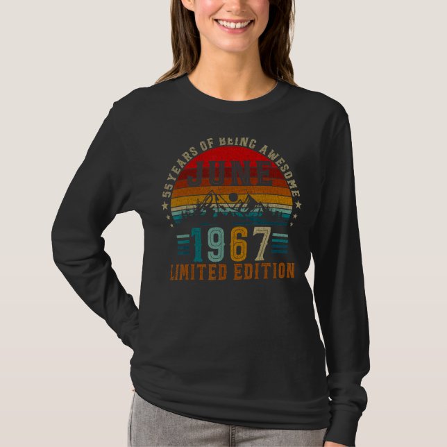 Camiseta Junio de 1967: 55º cumpleaños (Anverso)