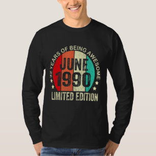 Camiseta Junio de 1990 32 años