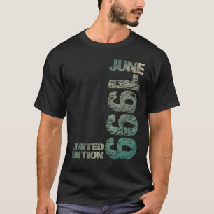 Camiseta Junio de 1999 24º cumpleaños Nacido en 1999