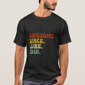 Camiseta Junio de 2010 13 años de edad increíble desde juni