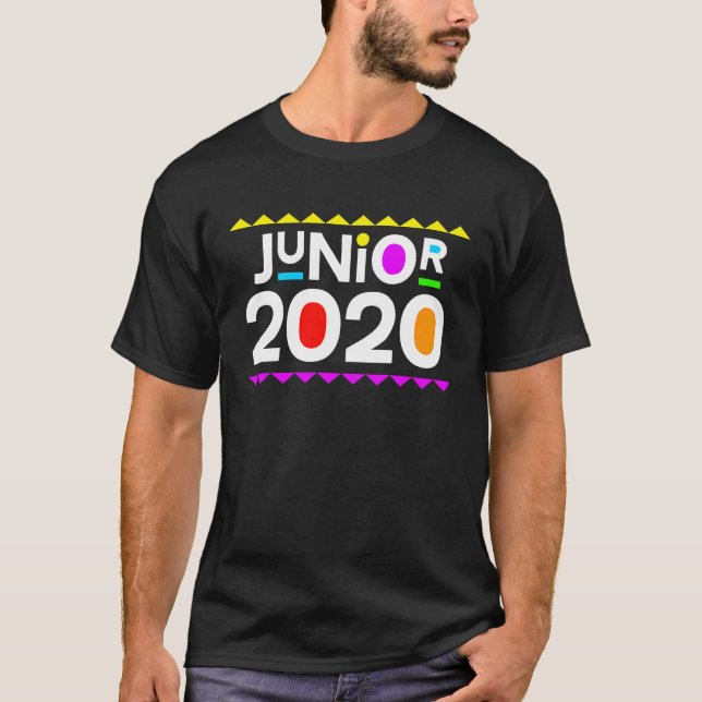 Camiseta Junior 2020 estilo retro 90 (Anverso)