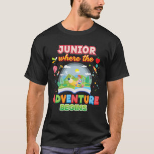Camiseta Junior Donde La Aventura Comienza A Los Niños A Sc